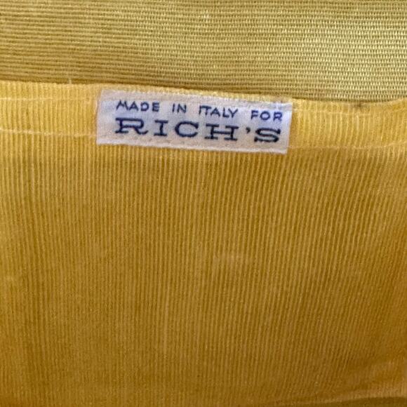 Vintage Rich’s Wicker Handbag Bamboo Top Handle Italian Woven Rattan Purse - Picture 7 of 15